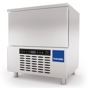 Abatidor de temperatura 5 GN 1/1 y capacidad de 18/10 kg