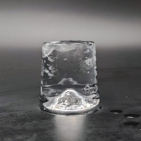 fabricadora de hielo Icetech SS 45 L R290 cubo solido acero inoxidable, vista frontal (85 car.)