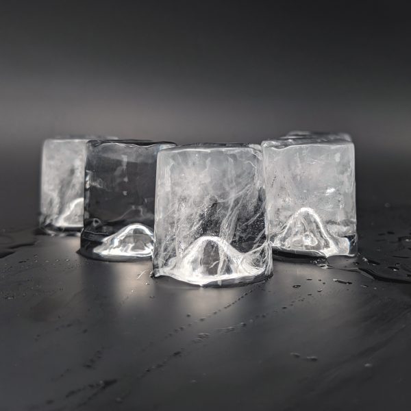 fabricadora de hielo Icetech SS 45 L R290 cubo solido acero inoxidable, vista frontal (85 car.)
