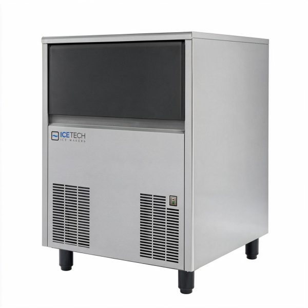 fabricadora de hielo industrial Icetech SS 95 L R290 cubo solido acero inoxidable